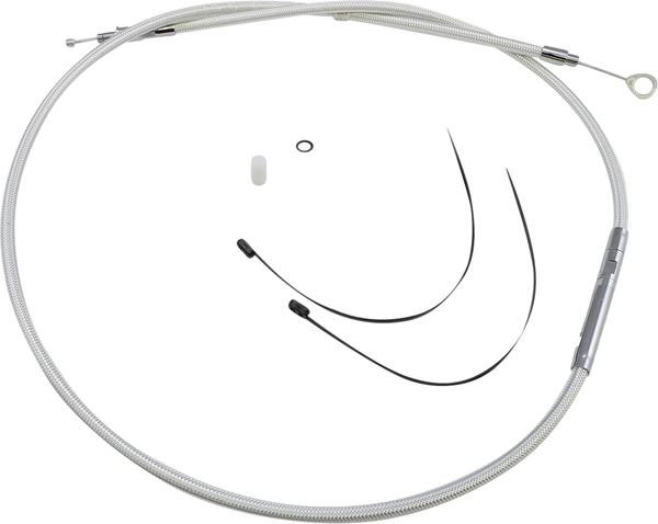 High-efficiency Braided Sterling Chromite Ii® Clutch Cable Silver, 1, nordicamoto.ro