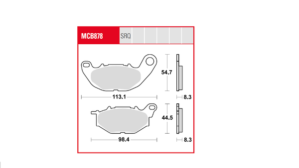 Trq Brake Pad Sintered Race, 3, nordicamoto.ro