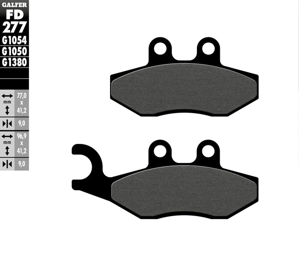 Semi-metallic Brake Pads, 1, nordicamoto.ro