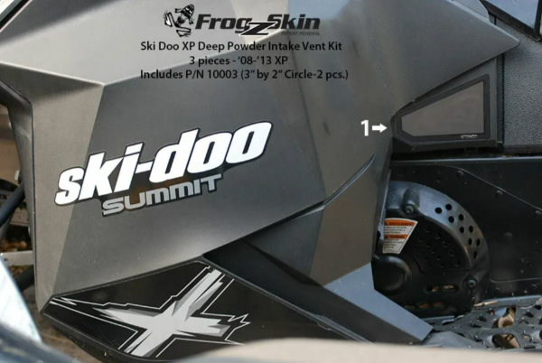 SPI Frogskinz 2008-11 Ski-doo XP 800R Carb Intake Vent Kit (3pc), 1, nordicamoto.ro