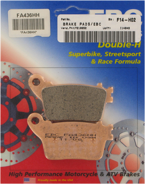 Sinterelt fékbetétek (r)hh(r), 1, nordicamoto.ro
