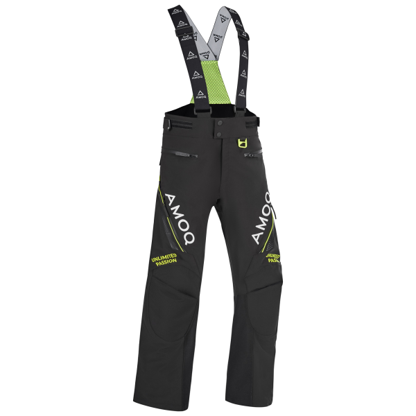 AMOQ Caliber V2 Pants Black/Hivis Yellow, M, 1, nordicamoto.ro