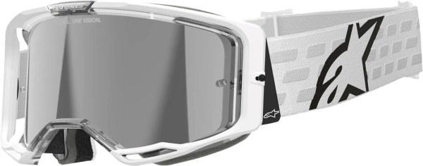 Ochelari Alpinestars Vision 8 Corp White, 1, nordicamoto.ro