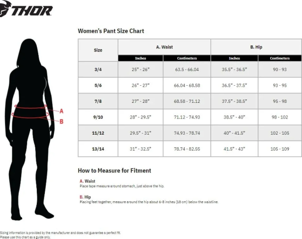 Pantaloni Dama Thor Sector Split Blue/White 7/8, 2, nordicamoto.ro