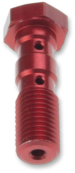 Brake Line Banjo Bolts Red, 1, nordicamoto.ro