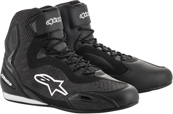 Shoe Fast3 Rk Bk 14 Black, White, 1, nordicamoto.ro