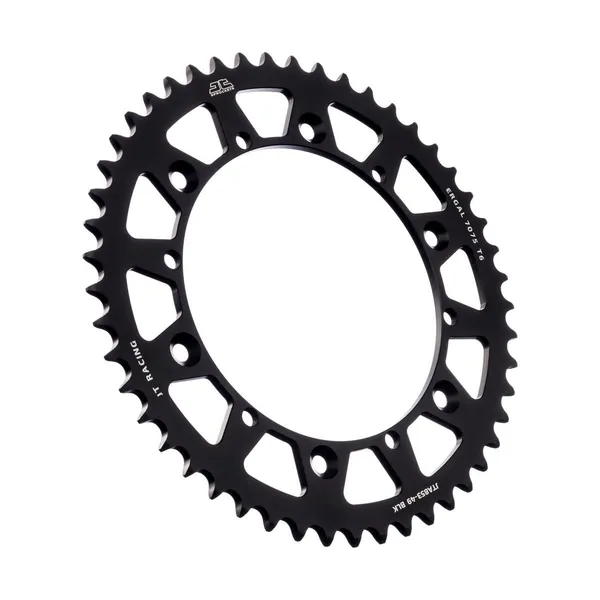 JT SPROCKETS Self-cleaning, Lightweight Rear Sprocket Black, 1, nordicamoto.ro