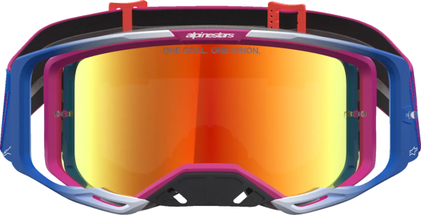 Alpinestars Vision 8 Maven síszemüveg – piros/fekete/színezett lencse, 4, nordicamoto.ro