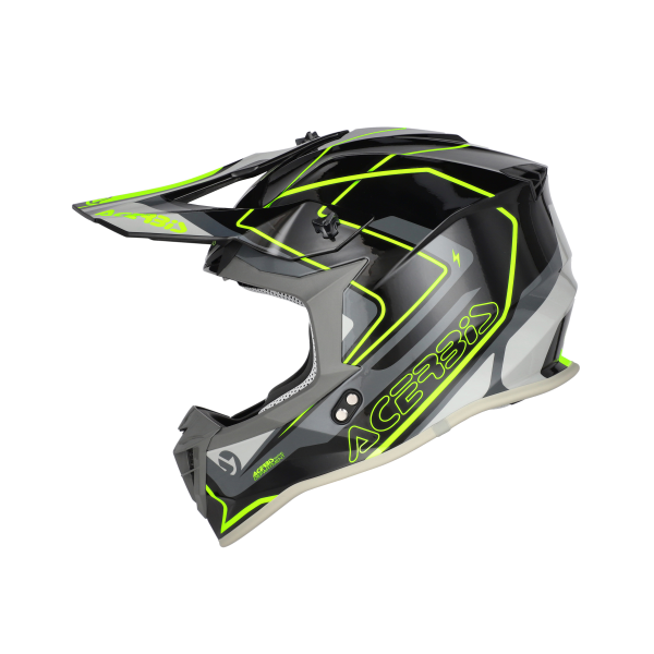 Acerbis Linear 22-06 sisak, fekete/fluoreszkáló sárga, M-es méret, 8, nordicamoto.ro