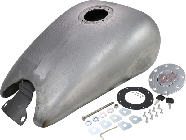 Extended Smooth Top Gas Tank Raw, 2, nordicamoto.ro