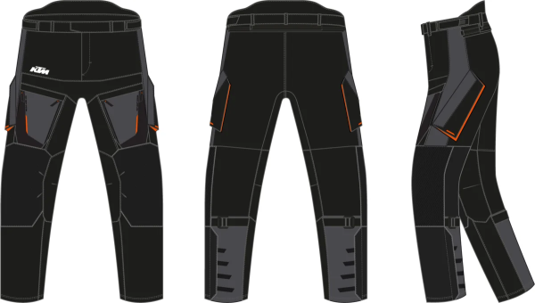 KTM TERRA ADVENTURE V3 nadrág, fekete/szürke, L/34, 1, nordicamoto.ro