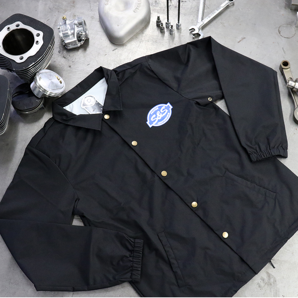 S&s® Button Down Windbreaker Jacket Black XL, 2, nordicamoto.ro