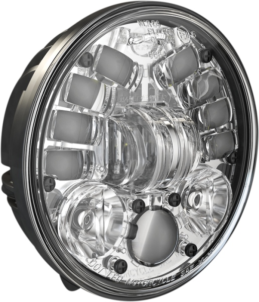 7(r) Led Adaptive 2 Headlight Chrome, 2, nordicamoto.ro