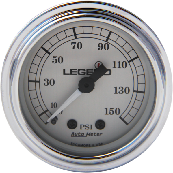Fairing Mounted Led Backlit Psi Gauges White, 1, nordicamoto.ro