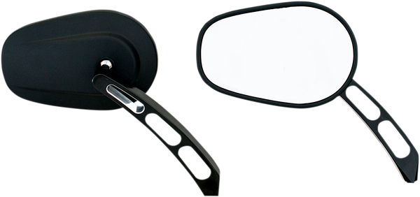 Thru-mount Mirror Black, Anodized, 1, nordicamoto.ro