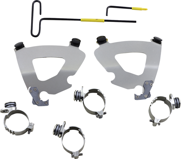 Gauntlet Fairing Trigger-lock Hardware Kit Polished, 1, nordicamoto.ro