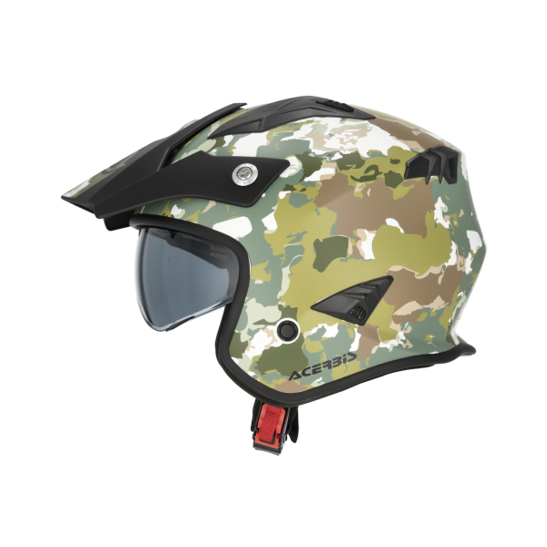 Casca Jet Acerbis Aria Sport zöld/barna M, 9, nordicamoto.ro