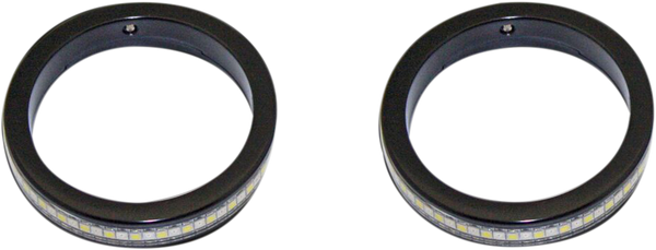 Turn Signals With Daytime Running Lights 49mm Forks Black, 1, nordicamoto.ro