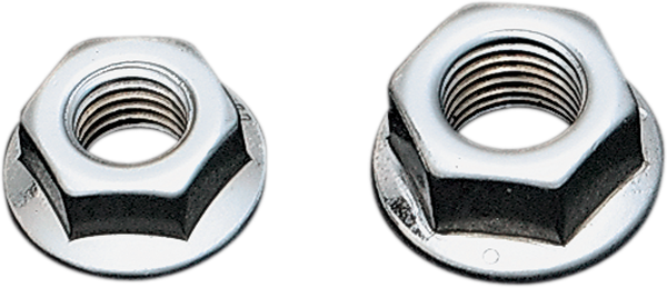 Flange Nuts Silver, 1, nordicamoto.ro