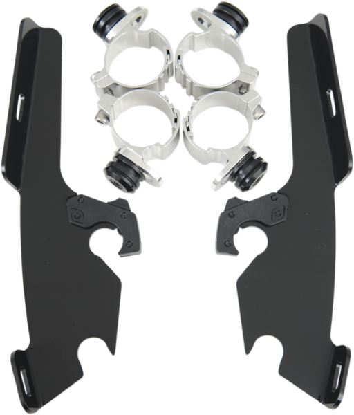 Fats/slim Windshield Trigger-lock Complete Mount Kit Black, 1, nordicamoto.ro