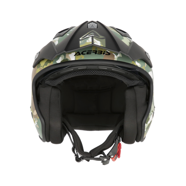 Casca Jet Acerbis Aria Sport zöld/barna M, 8, nordicamoto.ro