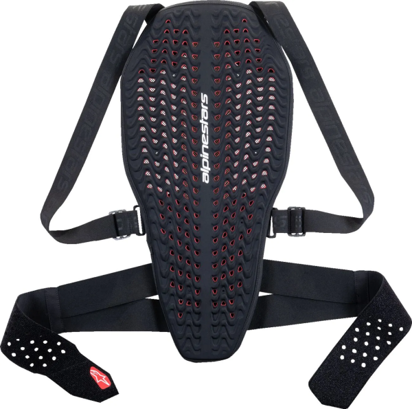 Alpinestars Nucleon hátvédő – fekete/piros/fehér, L-es méret, 2, nordicamoto.ro