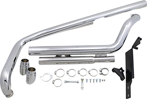 Speedster Slashdown Exhaust System Chrome, 3, nordicamoto.ro