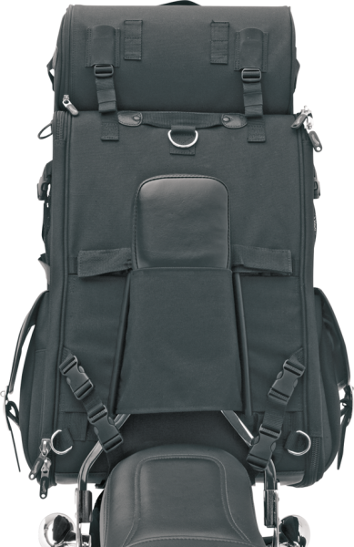 S2200e Expandable Sissy Bar Bag Black, 1, nordicamoto.ro