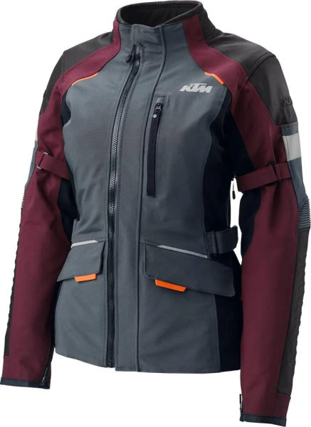 KTM ADVENTURE S női kabát, szürke/piros, S méret, 1, nordicamoto.ro