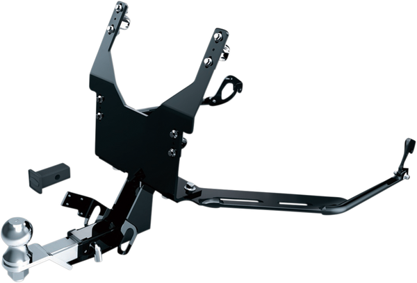 Bolt-on Trailer Hitch With Ball Chrome, 1, nordicamoto.ro