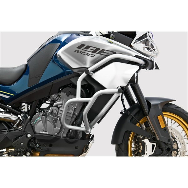 VÉDŐRÚD (DROP BAR) CFMOTO 800MT / 800MT ES – EZÜST / FEHÉR, 7, nordicamoto.ro