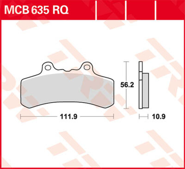 Brake Pad Rq Sport Organic, 2, nordicamoto.ro