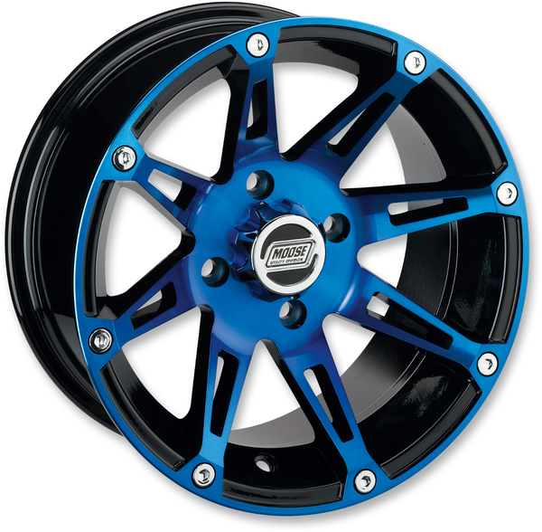 387x Wheel Black, Blue 12 x 8, 3, nordicamoto.ro