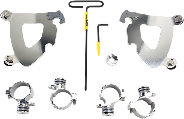 Gauntlet Fairing Trigger-lock Hardware Kit Polished, 1, nordicamoto.ro