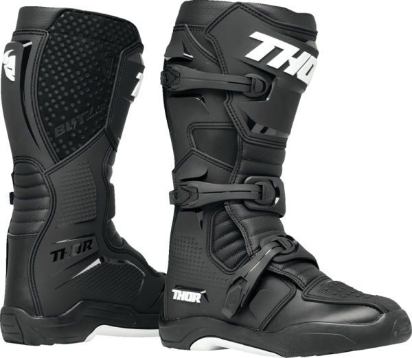 Cizme Thor Blitz XR Black/White 7, 13, nordicamoto.ro