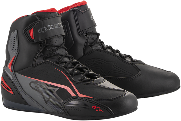 Ghete Alpinestars Faster-3 Black/Gray/Red 9,5, 9, nordicamoto.ro
