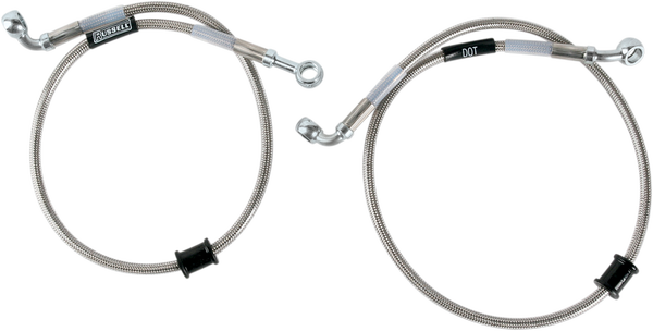 Cycleflex Two-line Racer Brake Line Kit Silver, 1, nordicamoto.ro