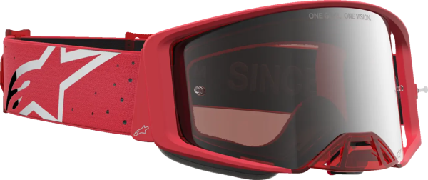 Alpinestars Vision Vesta gyermek síszemüveg – ezüst/piros/színezett lencse, 3, nordicamoto.ro