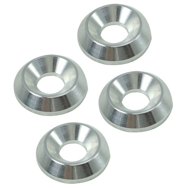 Flat Head Trim Washers Silver, 1, nordicamoto.ro