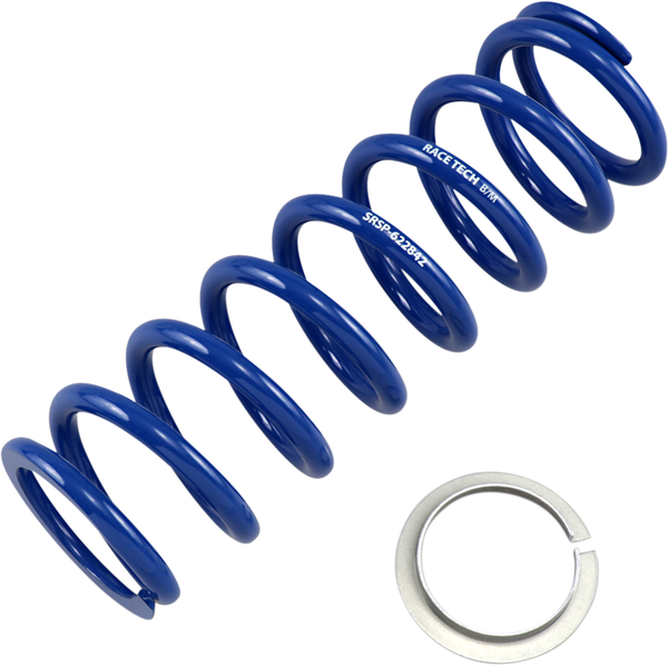 Front/rear Shock Springs Blue, Shot Peened, 1, nordicamoto.ro