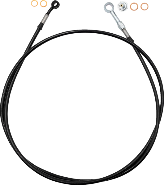 Ez Install Brake Line Black, Clear Pvc Coating , 1, nordicamoto.ro