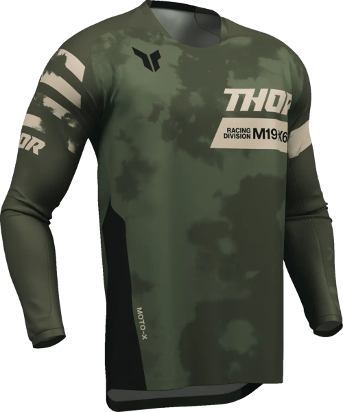 Tricou Thor Launchmode Bleach Verde/Negru 3XL, 1, nordicamoto.ro