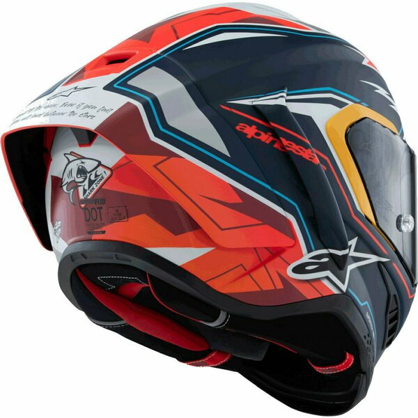 ALPINESTARS SUPERTECH R10 LE ACOSTA teljes arcú sport sisak, kék/piros/fehér, XL, 9, nordicamoto.ro