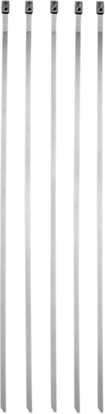 MOOSE RACING Stainless Steel Cable Tie Stainless Steel, 1, nordicamoto.ro