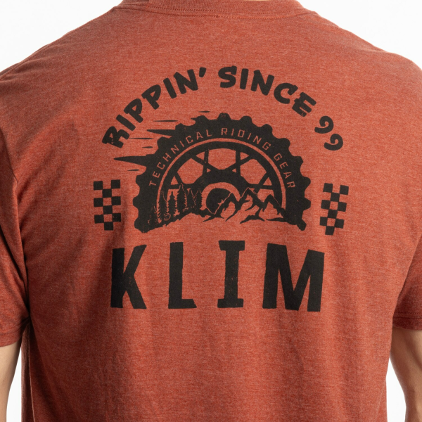 Tricou Klim Rippin' Tri-blend Navy Frost - White, 6, nordicamoto.ro