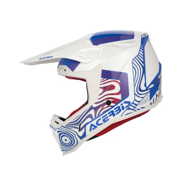 Acerbis Whoops Graphic sisak, fehér/kék/piros, M-es méret, 9, nordicamoto.ro