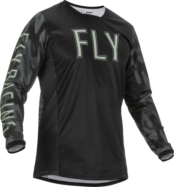 Fly Kinetic S.E. Tactic fekete/szürke kamuflázsos póló, M-es méret, 1, nordicamoto.ro