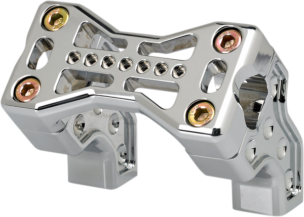 Bridge Handlebar Riser Kit Silver, 1, nordicamoto.ro