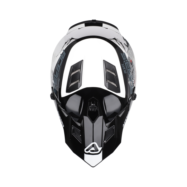 Acerbis Profile sisak – fehér/fekete, gyermekmodell, 5, nordicamoto.ro
