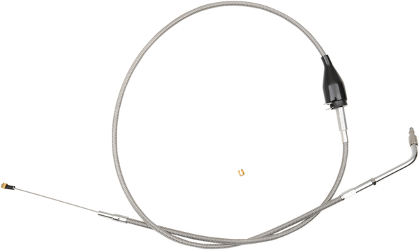 Stainless Braided Handlebar Idle Cable Silver 30, 1, nordicamoto.ro